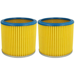 vhbw 2x filtre plissé compatible avec Aqua Vac 6201 A, 6309 P, 6400 F, 7402 B, 7402 P, 7403 B, 7403 P, 7407 P, 7408 P, 7409 P aspirateur - bleu /