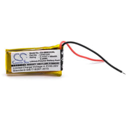 Vhbw - 1x Batterie remplacement pour Sony LP401225 pour lecteur de musique MP3 (80mAh, 3,7V, Li-polymère)