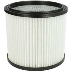 Vhbw - 1x filtre plissé compatible avec Aqua Vac 8203 b, 8503, 8504, 8524, 8204, 8500, 8502, 95035, 90035 aspirateur - noir / blanc