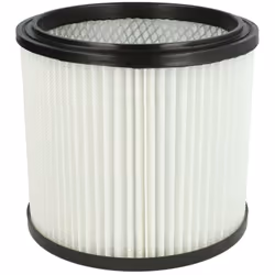 vhbw - the clever way Filtre plissé compatible pour votre aspirateur industriel, pour aspiration à sec ou humide - Finition s ...