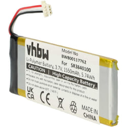 Batterie remplacement pour Becker 334432602678, SR3840100 pour gps, appareil de navigation (1550mAh, 3,7V, Li-polymère) - Vhbw