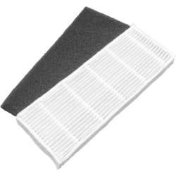 Vhbw - Filtre fin remplacement pour Ecovacs D-S762 pour aspirateur robot - Filtre à air, noir / blanc