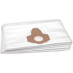 Vhbw - 5x Sacs compatible avec Praktiker 2000, 4500, 700, pj 1000 / PJ1000, pj 4000 / PJ4000 aspirateur - microfibres non tissées, blanc