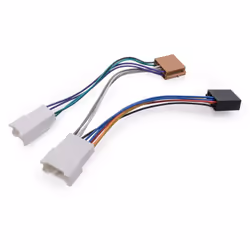 Câble adaptateur sur mesure pour autoradio avec connecteur ISO Ce câle adaptateur pratique de la marque vhbw vous permet de c ...
