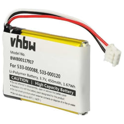 vhbw Batterie compatible avec Logitech MX Anywhere 3 MX Ergo MX Master MX Master 2 souris sans-fil (450mAh 37V Li-polymère)
