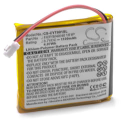 Vhbw - Batterie remplacement pour Coyote 1ICP/8/40/40 1S1P pour appareil gps de navigation (1100mAh, 3,7V, Li-polymère)
