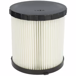 vhbw - the clever way Filtre plissé compatible pour votre aspirateur industriel, pour aspiration à sec ou humide - Finition s ...