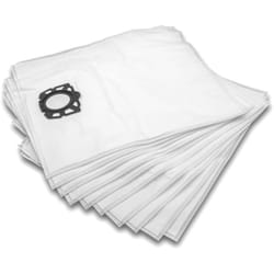 Vhbw - 10x Sacs compatible avec Kärcher wd 5 p Workshop at, wd 5 Premium, wd 5 Premium p 2 ch aspirateur - microfibre non tissée, 51cm x 43cm blanc