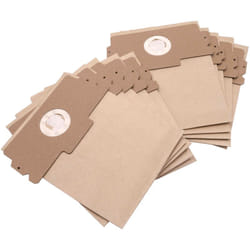 Vhbw - 10x Sacs compatible avec aeg Vampyr 1200, Boogie, 1100, 499, 1005, 448L, 400 - 499 aspirateur - 26cm x 21cm marron