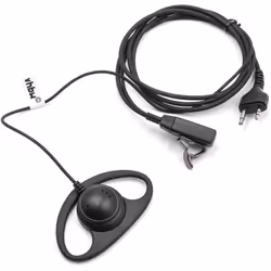 vhbw - the clever way Headset de haute qualité compatible avec votre talkie walkie Le casque dispose d'une touche de réponse  ...