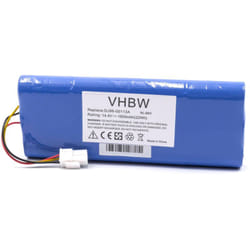 Batterie remplacement pour Samsung SAM14.49B pour aspirateur (1500mAh, 14,4V, NiMH) - Vhbw