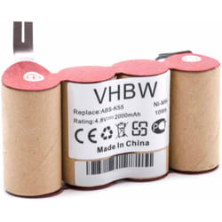 Vhbw - NiMH batterie 2000mAh (4.8V) pour balai électrique Home Cleaner robots domestiques Kärcher K50, K85