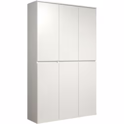 Armoire Nevada 6 portes, blanc est une armoire de couleur Blanc, qui apporte à la fois style et fonctionnalité à votre maison ...