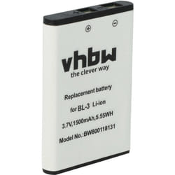 Vhbw - Batterie remplacement pour Baofeng BL-3 pour radio talkie-walkie (1500mAh, 3,7V, Li-ion)