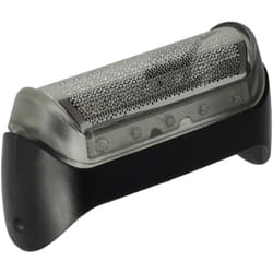 Grille de rasoir compatible avec Braun CruZer3, CruZer4 Face, CruZer5 Face, CruZer6 Face, Z50, Z60 - avec habitacle, noir / argent - Vhbw