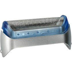 Vhbw - Grille de rasoir de rechange compatible avec Braun 1735, 2338, 2615, 2675, 2775, 2776, 2778 rasoir électrique - Avec cadre, argent / bleu