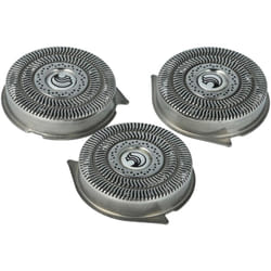 Vhbw - 3 x tête compatible avec Philips HQ8100, HQ8140, HQ8141, HQ8142, HQ8150, HQ8155, HQ8160, HQ8170C&C, HQ8172, HQ8173, HQ8174, HQ8175, HQ8180