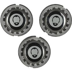 Vhbw - 3 x tête compatible avec Philips AT750, AT751, AT752, AT755, AT757, AT758, HQ5705, HQ5710, HQ5715, HQ6070, HQ6071, HQ6073, HQ7110, HQ7120