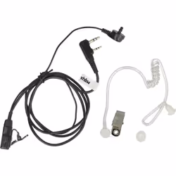 vhbw - the clever way Headset de haute qualité compatible avec votre talkie walkie Le casque dispose d'une touche de réponse ...