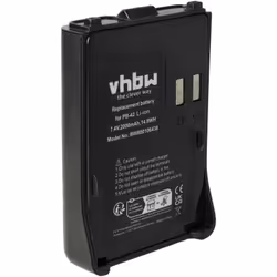vhbw - the clever way - Batterie de rechange de haute qualité avec une grande autonomie et compatible avec votre radio talkie ...