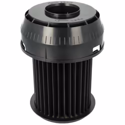 vhbw - the clever way Filtre plissé compatible pour votre aspirateur industriel, pour aspiration à sec ou humide - Finition s ...