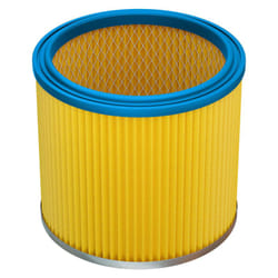 vhbw 1x filtre plissé compatible avec Praktiker PJ1000, PJ1100, PJ4000, PJ4500, PJ500, PJ700 aspirateur - bleu / jaune