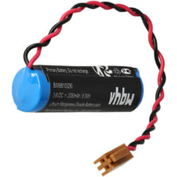 Vhbw - Pile remplacement pour Toshiba ER6V, JAE2P pour plc Contrôleur Logique Programmable (2000mAh, 3,6V, Li-MnO2)