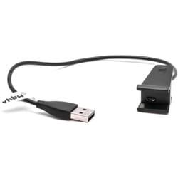 Vhbw - Câble usb compatible avec Fitbit Ace, Alta smartwatch, montre de fitness - Station de charge, noir, 25 cm