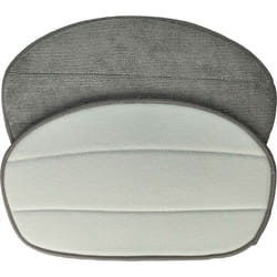 Vhbw - 2x Housses de rechange compatible avec Leifheit CleanTenso nettoyeur à vapeur, balai vapeur - microfibre, gris