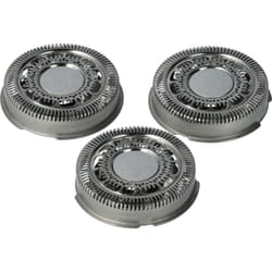 Vhbw - 3x Têtes de rasoir de remplacement compatible avec Philips S7510, S7520, S7530, S7550, S7000, S7310, S7320, S7370 rasoir électrique, argenté