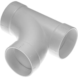 vhbw raccord T en PVC pour aspiration centrale 50.8 mm de diamètre / 2 '' système de tube rond