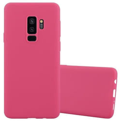 Coque de téléphone - CADORABO - Samsung Galaxy S9 PLUS - Silicone TPU - Candy Rouge - Protection optimale
