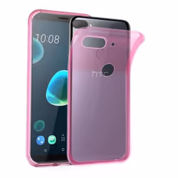 Coque de téléphone - CADORABO - HTC Desire 12 PLUS - Rose Transparent - Silicone - Protection optimale