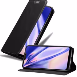 Coque de protection - CADORABO - LG G7 ThinQ - Noir Nuit - Simili-cuir - Fermeture magnétique