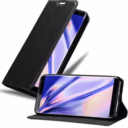Coque pour Sony Xperia XZ3 Housse en NOIR NUIT Etui Case Cover Protection Portefeuille Wallet
