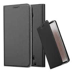 Coque pour Motorola MOTO Z Etui en CLASSY NOIR Housse Case Cover Protection fermeture magnétique Portefeuille Wallet