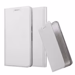 Coque pour Huawei Google NEXUS 6P Etui en CLASSY ARGENT Housse Case Cover Protection fermeture magnétique Portefeuille Wallet