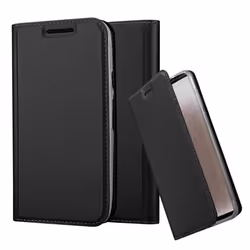 Coque pour Motorola MOTO G3 Etui en CLASSY NOIR Housse Case Cover Protection fermeture magnétique Portefeuille Wallet