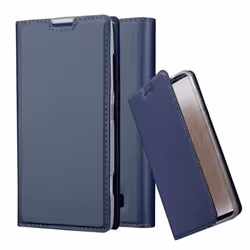 Coque pour Nokia Lumia 520 / 521 Etui en CLASSY BLEU FONCÉ Housse Case Cover Protection fermeture magnétique Portefeuille Wal ...
