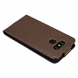 Coque pour LG G6 Etui en MARRON CAFÉ Housse Case Cover Protection Flip magnétique Portefeuille