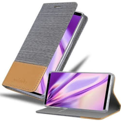 Cadorabo Coque pour Samsung Galaxy NOTE 9 en GRIS CLAIR MARRON
