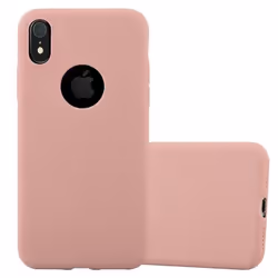 Coque pour Apple iPhone XR Etui en CANDY ROSE VIF Housse Case Cover Protection Silicone TPU Case
