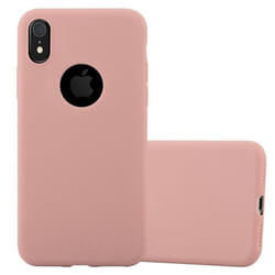 Coque pour Apple iPhone XR Etui en CANDY ROSE VIF Housse Case Cover Protection Silicone TPU Case