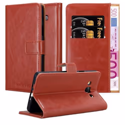 Coque pour Samsung Galaxy A7 2015 en ROUGE CERISE Cover Protection fonction de support