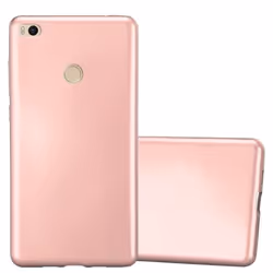 Coque pour Xiaomi Mi MAX 2 Housse en METALLIC OR ROSE Etui Case Cover Protection Silicone TPU Cover matte