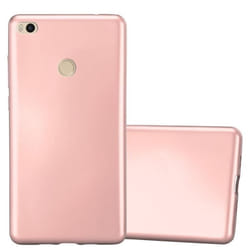 Coque pour Xiaomi Mi MAX 2 Housse en METALLIC OR ROSE Etui Case Cover Protection Silicone TPU Cover matte
