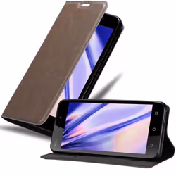Cadorabo Coque pour WIKO FREDDY en MARRON CAFÉ