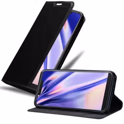 Coque pour WIKO VIEW 2 GO Housse en NOIR NUIT Etui Case Cover Protection Portefeuille Wallet