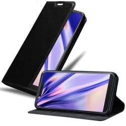 Coque pour WIKO VIEW 2 GO Housse en NOIR NUIT Etui Case Cover Protection Portefeuille Wallet