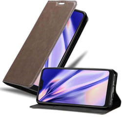Coque pour Xiaomi Mi 8 LITE en MARRON CAFÉ Cadorabo Cover Protection fermeture magnétique